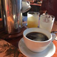 Coffee grown on the property  at El Tigre Vestido Restaurant in Heredia