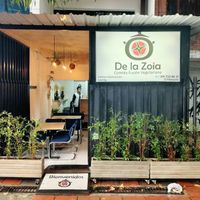From the outside at De la Zoia in Bogota