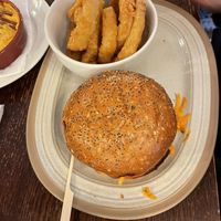 Veggie burger   at Dog & Bear Hotel in Maidstone