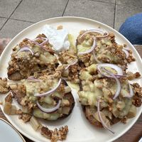 Asparagus and Tofu Bread  at Café Cosmo in Landau
