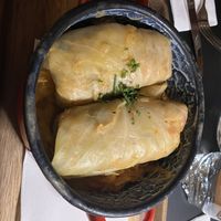 Vegan cabbage at Fat Mama in Budapest