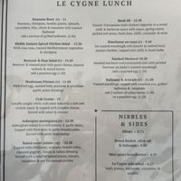   at Le Cygne  in Dawlish