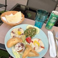 vegetarian plate  at Restaurant libanais Tulip in Vernon