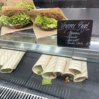 Vegan bagel   at The Coffice Harbour in Cologne