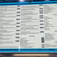 Menu at Wilhelms Burger in Berlin