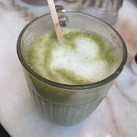Vegan matcha in Marais   at Ginsburger Vegetarian Superstar in Paris