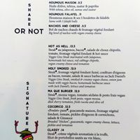 Menu 2025 Part 1: Burgers and Sides at Ginsburger Vegetarian Superstar in Paris