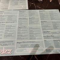 Menu, August 2023  at Bardez Indian Street Food and Grill in Manchester