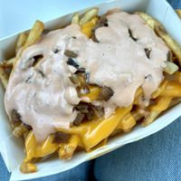 iconic fries  at Plant Power Fast Food in Escondido