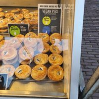 Vegan pies at Pieman in Haarlem