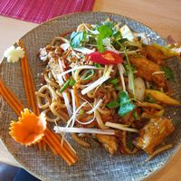 A16 Banh Canh (Udon Nudeln mit Tofu) at Tay Do in Rosenheim