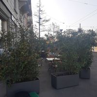 Outdoor seating at Santa Lucia Subito - Hohlstrasse in Zurich