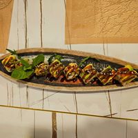 No. 8 (avocado, mango and tofu) w/ teriaky sauce. at Qian Xi in Oliveira De Azemeis