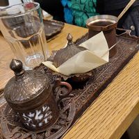 Turkish coffee at Hayat Little Istanbul in Thessaloniki