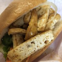 Tofu sandwich   at Kitten and Pinky in Pacifica
