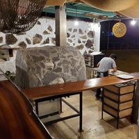 Pizza oven 🤤 at Inti Garden in Puerto Baquerizo Moreno