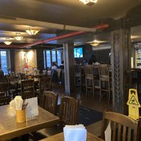 Inside (this is early afternoon--it gets crowded later during happy hour). at Arts & Crafts Beer Parlor in New York City