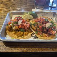 Tacos pollo con pico  at Arts & Crafts Beer Parlor in New York City