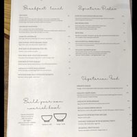 Menu 2  at Dudu Cafe in Hoi An