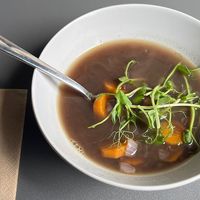 Daily soup  at Bistro 269 in Vystrkov