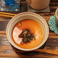 Vegan Chawanmushi (steamed egg dish) at Higoro in Tokyo