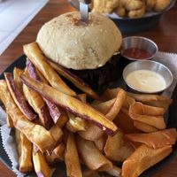Burger   at Monteverde Brewing Company in Monteverde