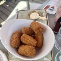 Truffle croquettes with lime mayo  at Paviljoen Strand90 in Domburg