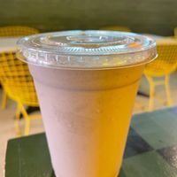 Oat Milk Shake ($8) - Cookies & Cream  at Jerrell's Betr Brgr in Hoboken