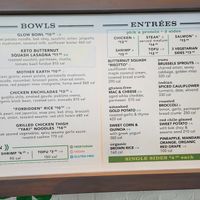 Menu at Arden's Garden in Sandy Springs