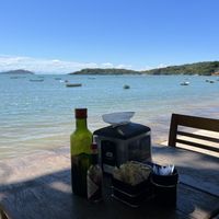 Dinning area  at Bar dos Pescadores in Armacao Dos Buzios