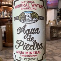 Delicious sparkling waterr  at Esperanza Cocina de la Playa in Manhattan Beach