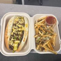 Loaded fries are SO goodd  at Wanted Grill in Santa Clarita