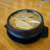 Perilla soup
- 13,000 Won at Loving Hut - Peace Point in Daegu