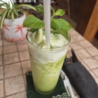 Pineapple mint ginger granita at Roots  in Canggu