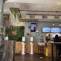 Cute interior  at Bubble Cafe in Athens