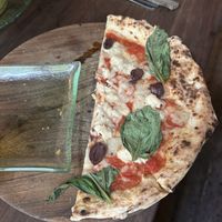 The Greco  with vegan feta and mozzarella and kalamata olives:) yummy:)  at ARTE in Canggu