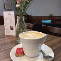 Oat milk latte at Jubilee Cafe in Selsdon