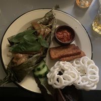 Fried rice with mushrooms  at Saji in Copenhagen