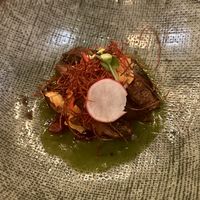 XO beetroot and portobello mushrooms  at Umami in Rotterdam