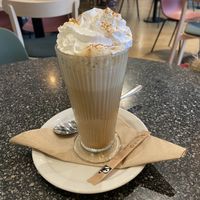 Pumpkin chai latte: good and nice with the whipped cream  at Copper Branch in Almere