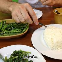 Fried Morning Glory (greens) at You and Me in Patong