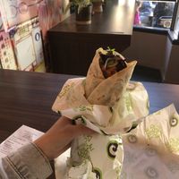 Lanai Tempeh wrap with citrus-soy dressing (€6,50; bigger than it looks)  at Eazie - Osdorp in Amsterdam