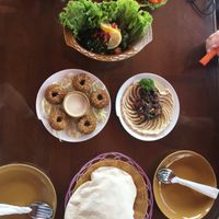 Falafel and Lebanese salad at Tarboosh in Phuket