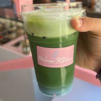 Matcha latte at Melrose Kitchen in Geneva