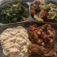 Sampler platter  at Lebanese Taverna Market in Arlington