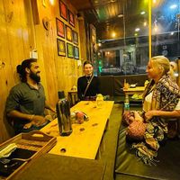 A second home for yogis   at Loveland Cafe in Rishikesh