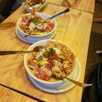 Fruit salad with musli  at Loveland Cafe in Rishikesh