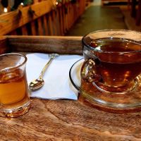 Rosmarin tea  at Loveland Cafe in Rishikesh