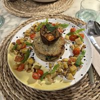 Quinoa discus  at PLAT a PLAT in Mallorca