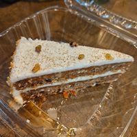Carrot cake at Holy Land Middle Eastern Market in Knoxville
